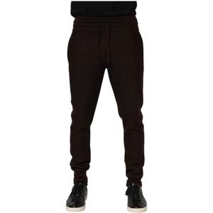 Dolce & Gabbana, Heren, Broeken, Bruin, Maat: M Zijde,
