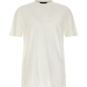 T-shirts - Wit - Crew Neck Short Sleeve T-shirt