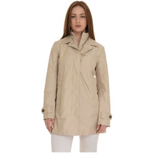 Fay, Dames, Jassen, Beige, Maat: L Nylon,