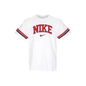 Nike Retro Tee Sportkleding voor Mannen , White , Heren , Maat: XS