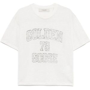 Golden Goose, Dames, Tops, Wit, Maat: S Katoen,