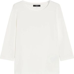 Weekend Max Mara, Dames, Tops, Wit, Maat: S Katoen,
