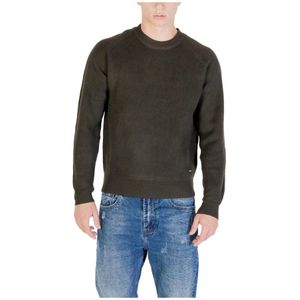 Gianni Lupo, Heren, Truien, Bruin, Maat: S Acryl,