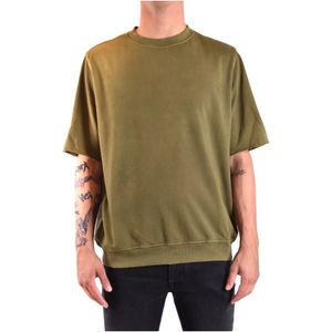Paolo Pecora, Heren, Tops, Groen, Maat: S