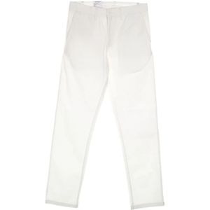 Carhartt Wip, Heren, Broeken, Wit, Maat: W33 L32 Katoen,