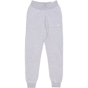 Nike - Fleece Joggers - Grijs - Katoen - High-Waist - Regular Fit