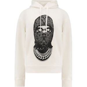 IH NOM UH Nit, Heren, Sweatshirts & Hoodies, Wit, Maat: S Katoen,