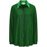 Nicowa - Lopawi - Oversized Shirt - Groen - Lamé-jersey