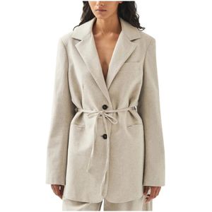 Alohas, Dames, Jassen, Beige, Maat: XS Katoen,