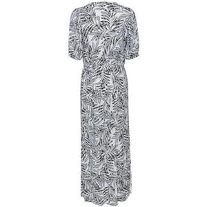 Kaffe - Isolde - Damesjurk - Lang - Korte Mouwen - V-hals