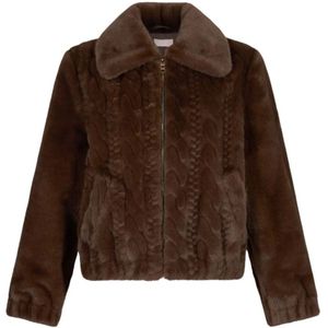 Liu Jo - White - Damesjack - Imitatiebont - Regular Fit