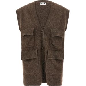 P.a.r.o.s.h., Dames, Truien, Bruin, Maat: S Wol,