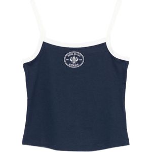 Sporty & Rich, Dames, Tops, Blauw, Maat: M Katoen,