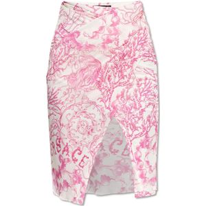 Versace, Dames, Rokken, Roze, Maat: 2XS Viscose,
