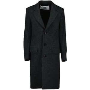 Ami Paris, Dames, Mantels, Grijs, Maat: M Wol,