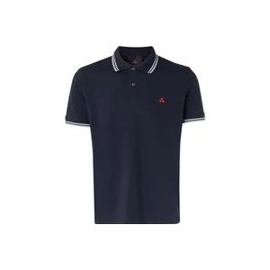 Peuterey Polo Hemden , Blue , Heren , Maat: 2XL