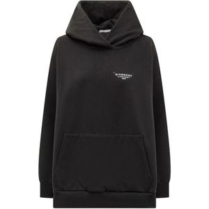 Givenchy, Dames, Sweatshirts & Hoodies, Zwart, Maat: XS