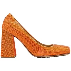Bottega Veneta, Dames, Schoenen, Oranje, Maat: 36 EU Leer,
