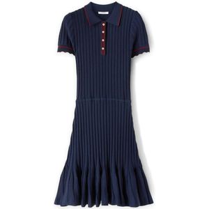 Motivi, Dames, Jurken, Blauw, Maat: XS Nylon,