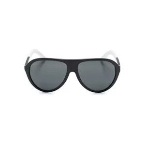 Moncler Stijlvolle zonnebril met accessoires , Black , unisex , Maat: 62 MM