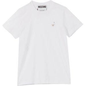 Moschino, Dames, Tops, Wit, Maat: XS Katoen,