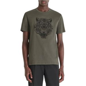 Antony Morato, Heren, Tops, Groen, Maat: L Katoen,