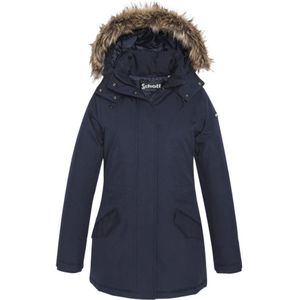 Schott Nyc, Dames, Jassen, Blauw, Maat: XS Leer,