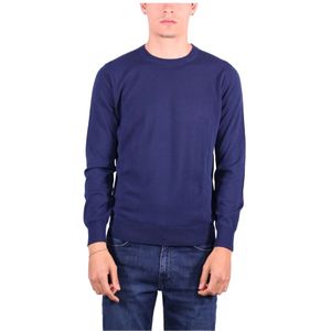 Kangra, Heren, Truien, Blauw, Maat: S Katoen,