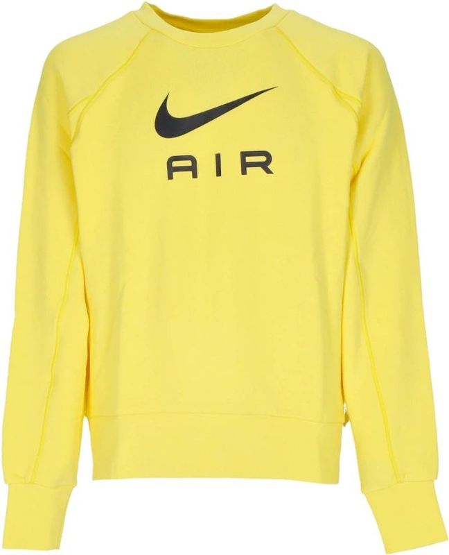 Nike, Heren, Sweatshirts & Hoodies, Geel, Maat: L Katoen,