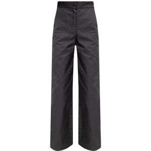 Palm Angels, Dames, Broeken, Zwart, Maat: S