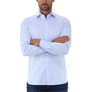 Borriello Napoli, Heren, Overhemden, Blauw, Maat: S