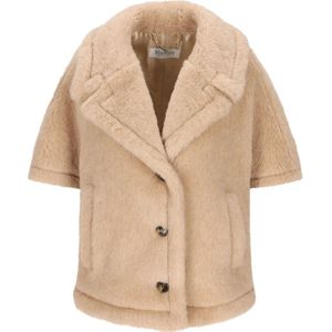 Max Mara, Dames, Jassen, Bruin, Maat: S Zijde,