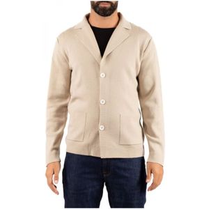 Daniele Fiesoli, Heren, Truien, Beige, Maat: S