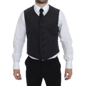 Dolce & Gabbana, Heren, Pakken, Grijs, Maat: M Wol,