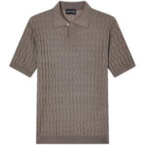 Emporio Armani, Heren, Tops, Groen, Maat: M