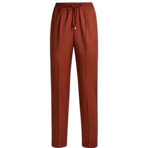 Kiton, Dames, Broeken, Rood, Maat: M Wol,