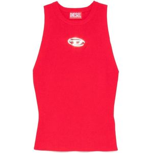 Diesel - Mouwloze Top - Rood - Dames