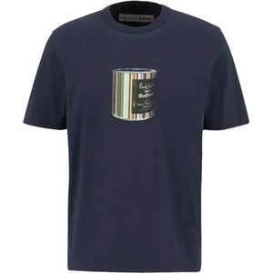 Barbour, Heren, Tops, Blauw, Maat: L