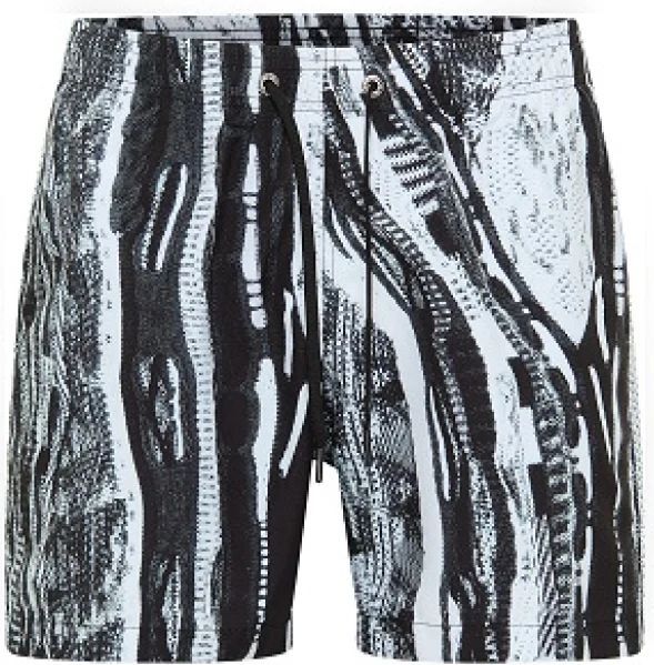 Carlo Colucci Zwemshorts 'De Cicco'  antraciet / zwart