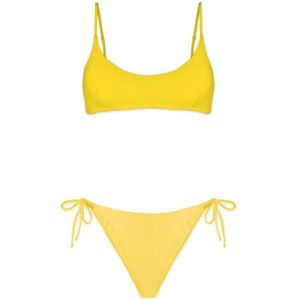 MC2 Saint Barth, Dames, Badkleding, Geel, Maat: S