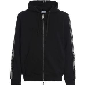 Burberry, Heren, Sweatshirts & Hoodies, Zwart, Maat: S Katoen,