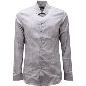 Patrizia Pepe, Heren, Overhemden, Grijs, Maat: 2XL