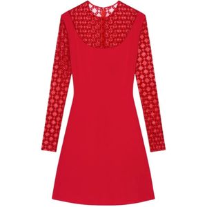 Givenchy, Dames, Jurken, Rood, Maat: M Jersey,