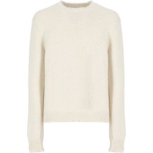 Jil Sander, Heren, Truien, Beige, Maat: XL Wol,