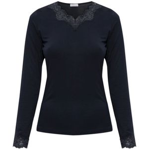 Hanro, Dames, Tops, Blauw, Maat: XS Leer,