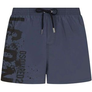 Dsquared2, Heren, Badkleding, Blauw, Maat: M