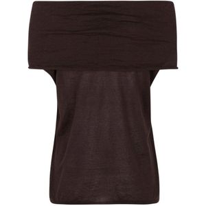 Cortana, Dames, Truien, Bruin, Maat: 2XS Linnen,