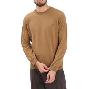 Lacoste, Heren, Truien, Bruin, Maat: L Wol,