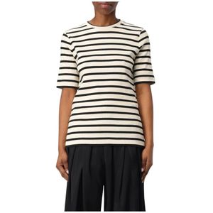 Jil Sander, Dames, Tops, Beige, Maat: S Katoen,