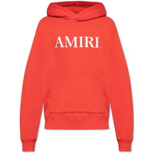 Amiri, Heren, Sweatshirts & Hoodies, Rood, Maat: 2XL Katoen,
